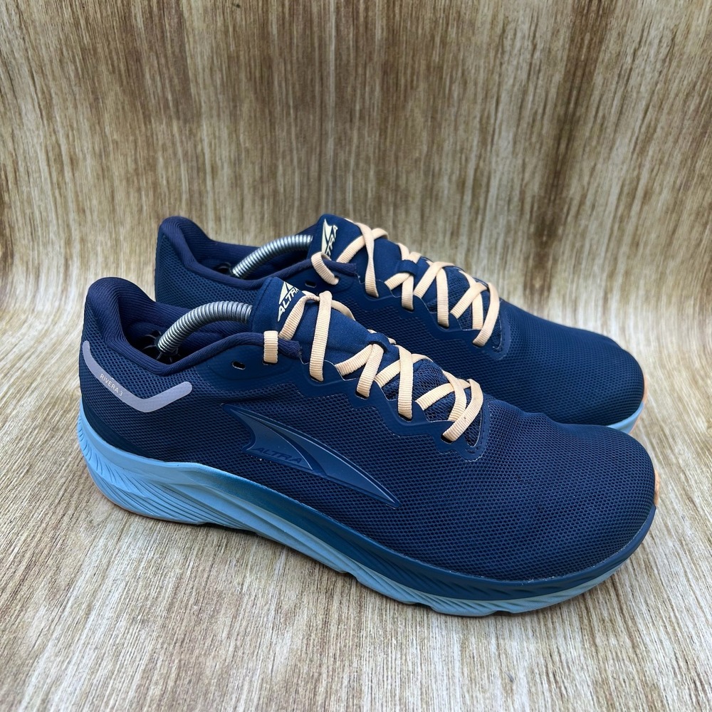 Altra Rivera 3 Running Shoes Womens Size 8.5 Navy Blue Road Sneakers AL0A7R7N445